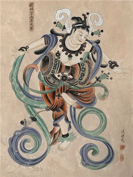 敦煌画家张杰龙传承丝路文化弘扬敦煌艺术